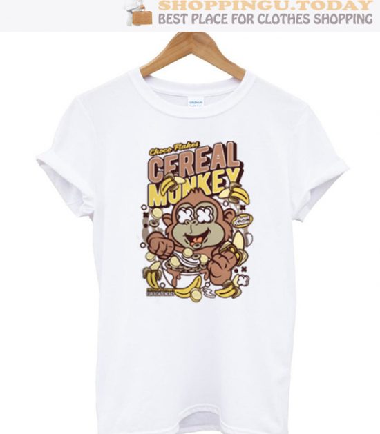 FUNNY CEREAL MONKEY CARTOON SP Shirt