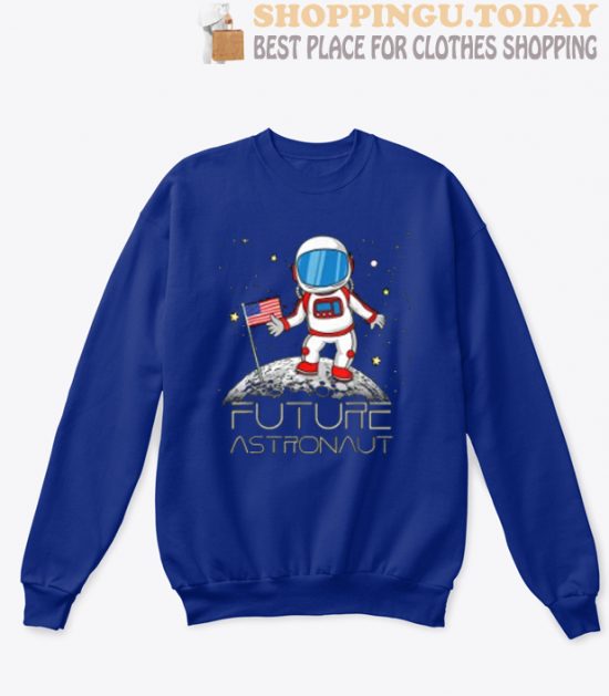 Future Astronaut Man On The Moon Astronomy SP Sweatshirt