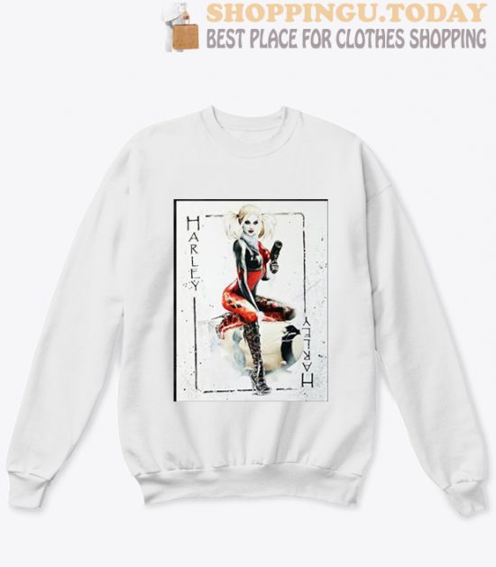 Harley Quinn Joker Card Naughty SP Sweatshirt