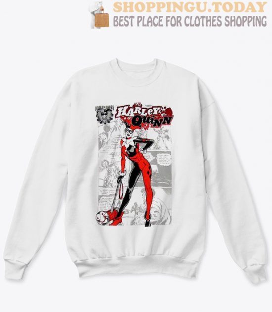 Harley Quinn Kaboom Comic Strip SP Sweatshirt