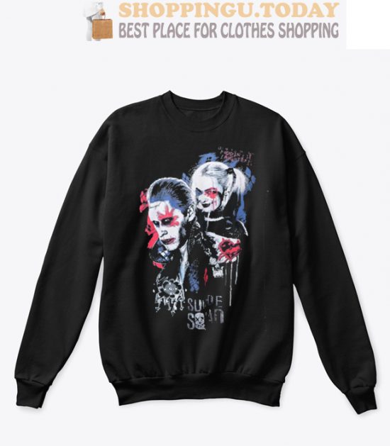 Joker and Harley Quinn Face Matching SP Sweatshirt