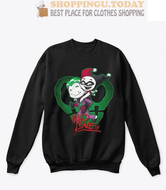 Joker and Harley Quinn Mad Love Matching SP Sweatshirt