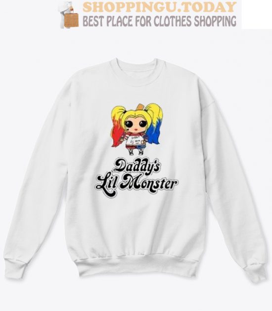 Suicide Squad Harley Quinn Daddy's Lil Monster Matching SP Sweatshirt