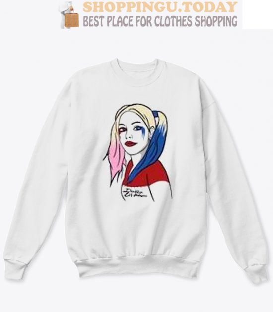 The Face of Harley Quinn Matching SP Sweatshirt