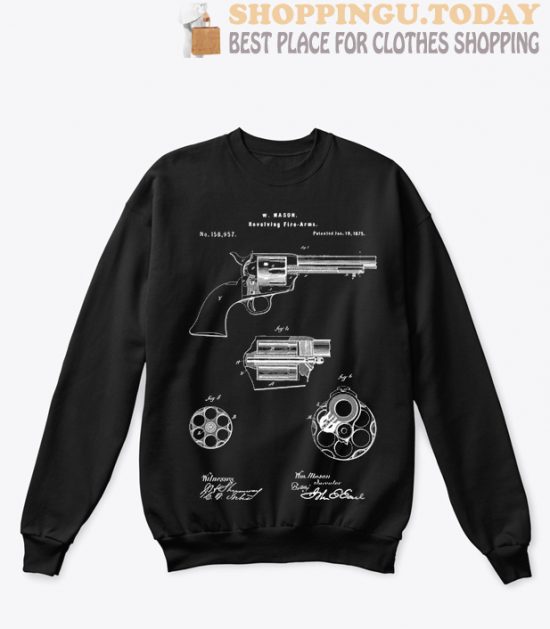 US Firearms Single Action Revolver Patent SP Sweatshirt