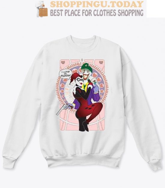 Valentine's Day Joker and Harley Quinn Matching SP Sweatshirt