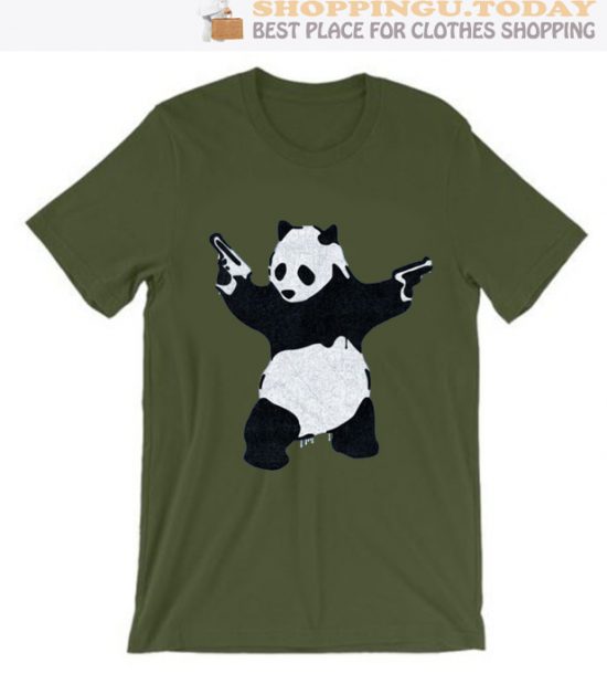 Banksy Panda With Guns SP T-Shirt