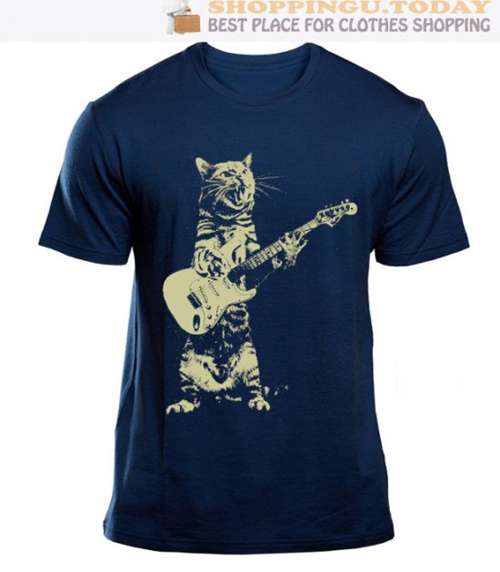 Cat playing guitar SP T-Shirt