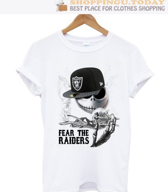 Jack Skellington fear the Oakland Raiders SP T-Shirt