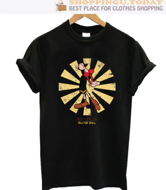 Olive Oyl Retro Japanese Popeye SP T-Shirt