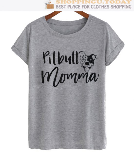 Pitbull Momma Cute Pitbull Mom SP T-Shirt