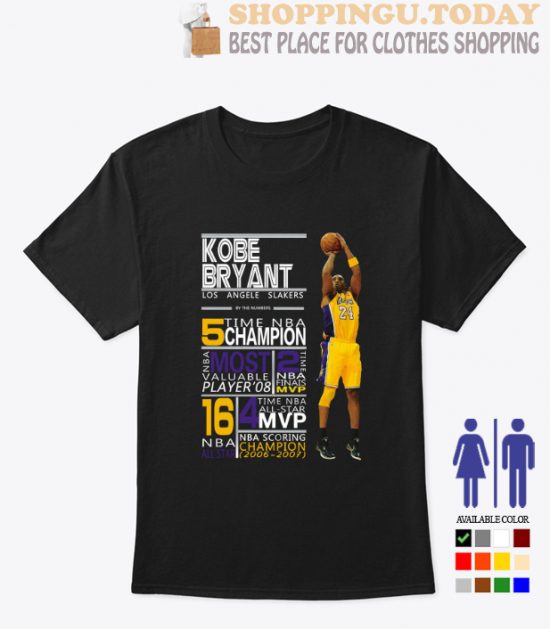 2019 Kobe Bryant champion mvp black mamba Trending T-Shirt