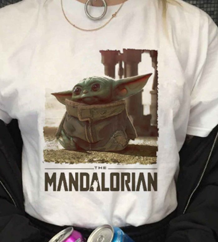 Baby Yoda Men Star Wars Mandalorian LT T-Shirt