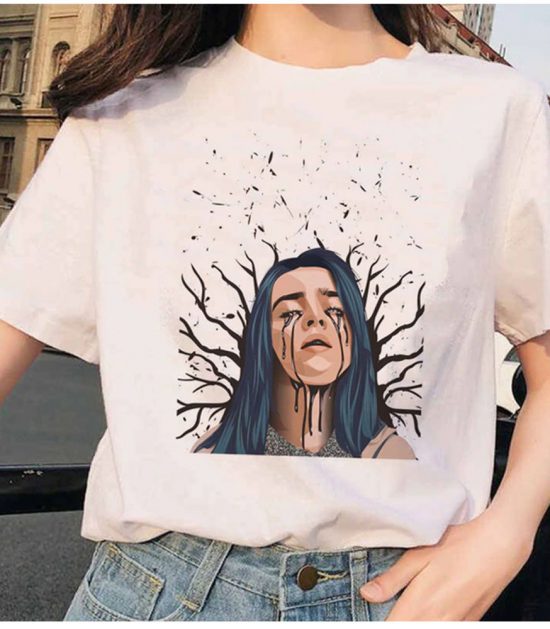 Billie Eilish Tears LT T Shirt