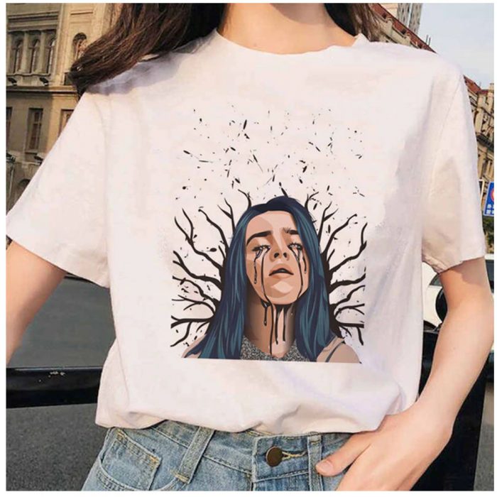 Billie Eilish Tears LT T Shirt