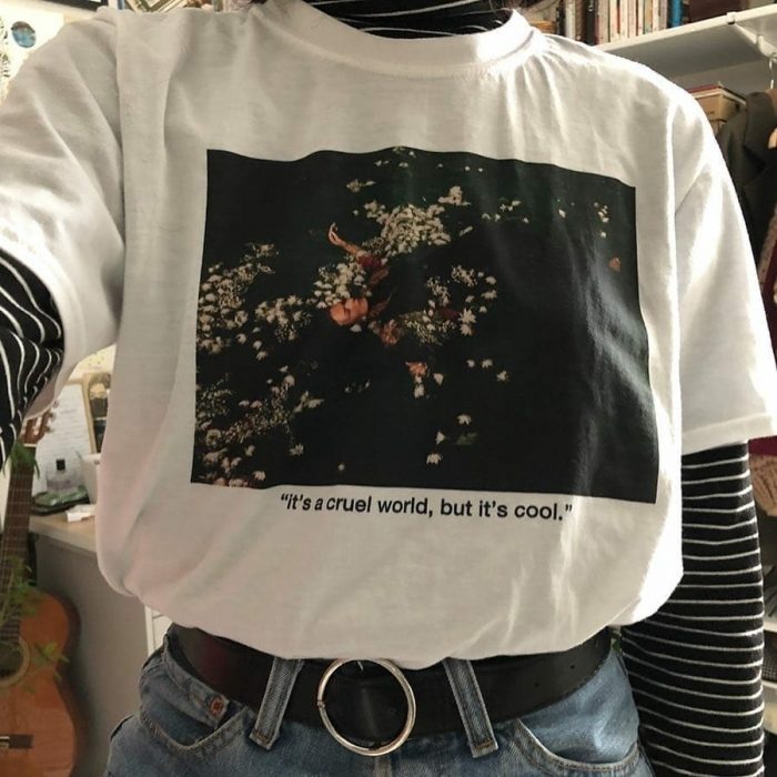 Its a Cruel World But Its Cool LT T Shirt