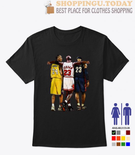 Kobe Bryant, Michael Jordan, and Lebron James Trending T-Shirt