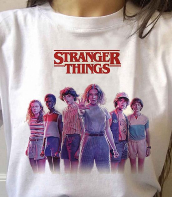 Stranger Things 3 The Team LT t shirt