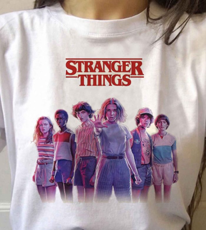 Stranger Things 3 The Team LT t shirt