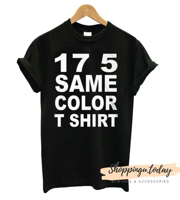 17 5 Same Color Black SP T-shirt