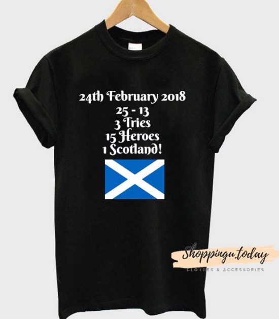 24th February 2018 Scotland SP T-shirt