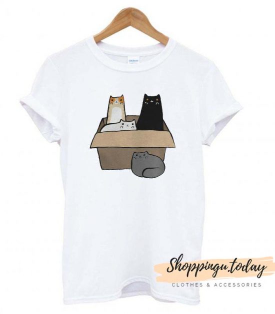 4 Cats in a Box SP T shirt