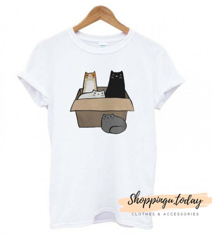 4 Cats in a Box SP T shirt