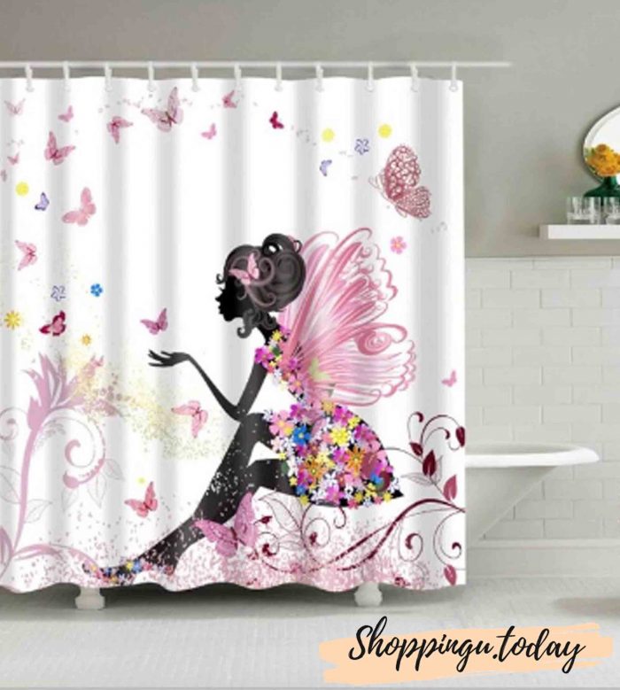 Angel Bathroom Shower Curtain BS0120