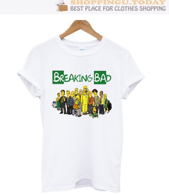 Breaking-Bad-Simpsonized Top Trending T-Shirt