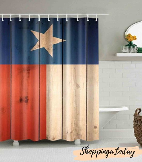 Cowboy Star on Bathroom Shower Curtain BS117