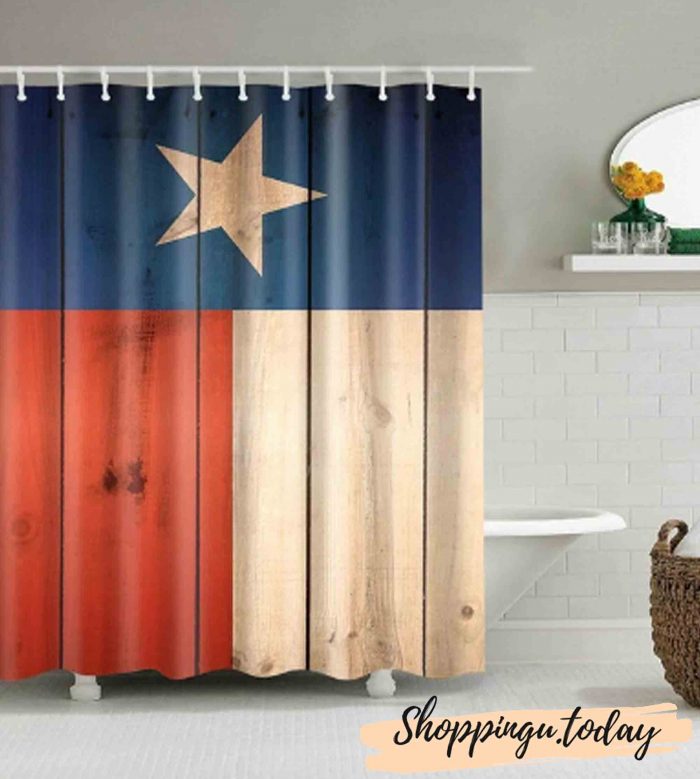 Cowboy Star on Bathroom Shower Curtain BS117