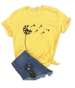 Dandelion Wild Flower T Shirt – shoppingu.today