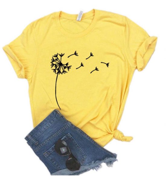 Dandelion Wild Flower T Shirt