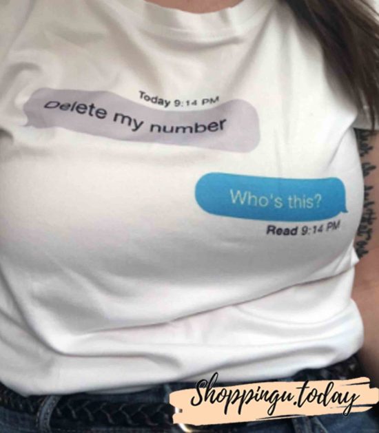 Delete My Number T-Shirt