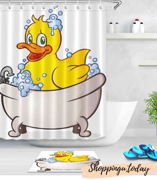 Duck on Bathroom Shower Curtain BS0112