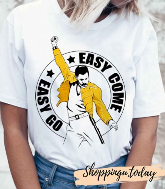 Freddie Mercury Easy Come Easy Go T Shirt