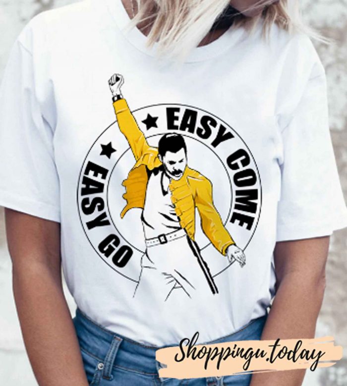 Freddie Mercury Easy Come Easy Go T Shirt