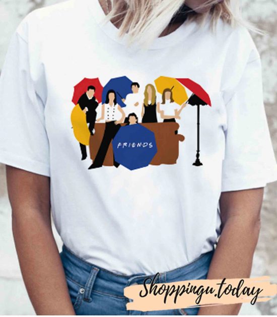 Friends tv show Umbrella t shirt