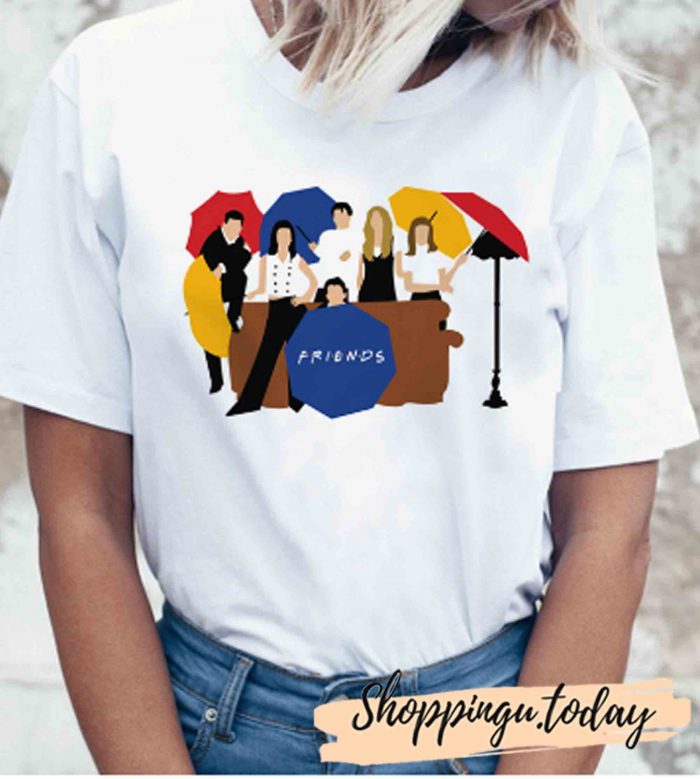 Friends tv show Umbrella t shirt