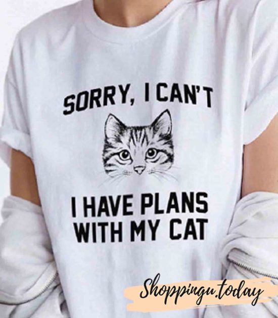 I Have Plans With My Cat T-Shirt