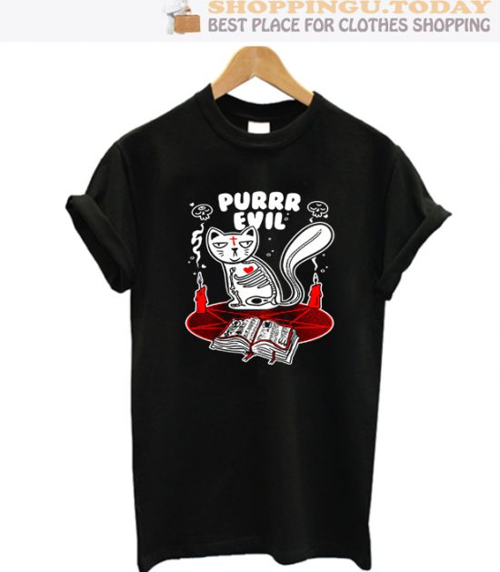 Purrr Evil Top Trending T-Shirt