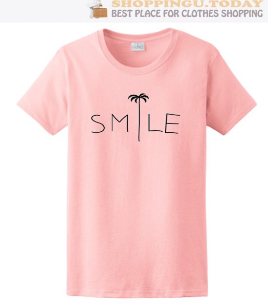 Smile-Palm-Tree Top Trending T-Shirt