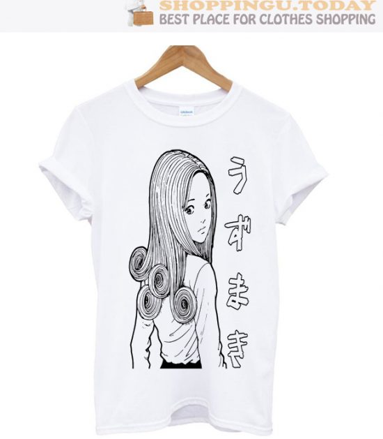 Tomie-Junji-Ito-Uzumaki-Man Top Trending T-Shirt