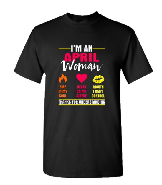 April Woman Personality LT T Shirt