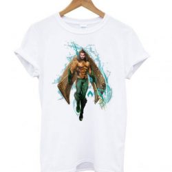 Aquaman – Prince Orin With Aquaman Logo LT T Shirt