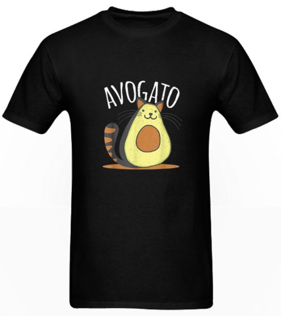 Avogato Avocado Cat LT T Shirt