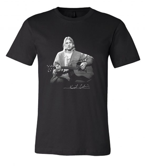 Kurt Cobain Nirvana Unplugged NL T Shirt