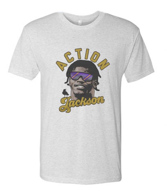 Lamar Jackson Action NL T Shirt