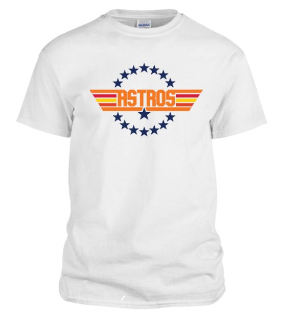 astros top gun style LT T Shirt