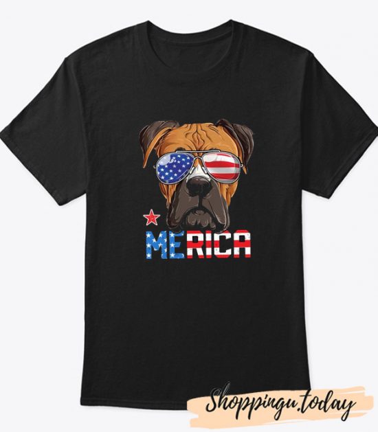 Boxer 4th of July Shirt